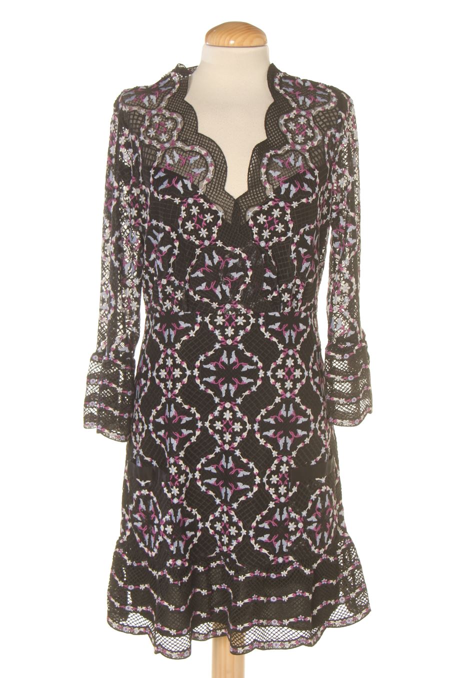 Robe casual Sandro de la taille 40, de couleur imprimés