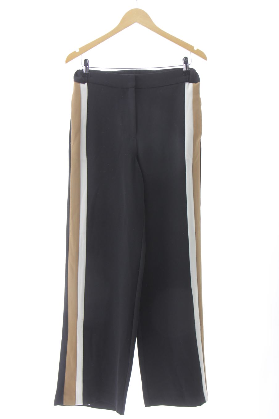 Pantalón de Mango de la talla 38, de color negro