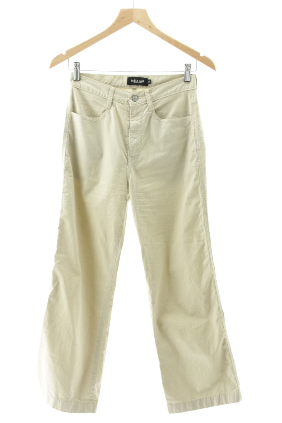 Casual Hose von Indi&Cold Größe 34, Farbe Beige, für