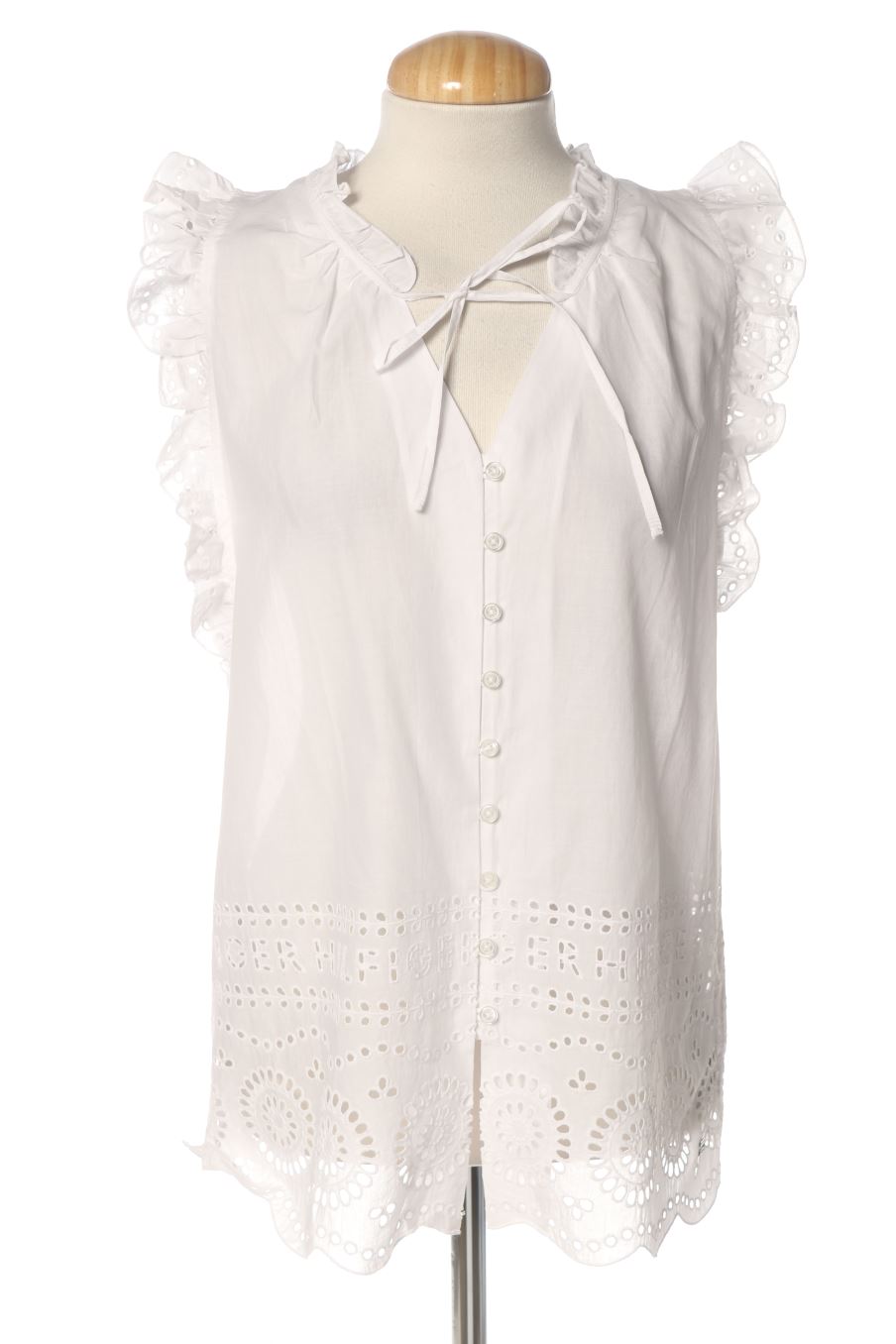 Chemise Tommy Hilfiger de la taille 38, de couleur blanc
