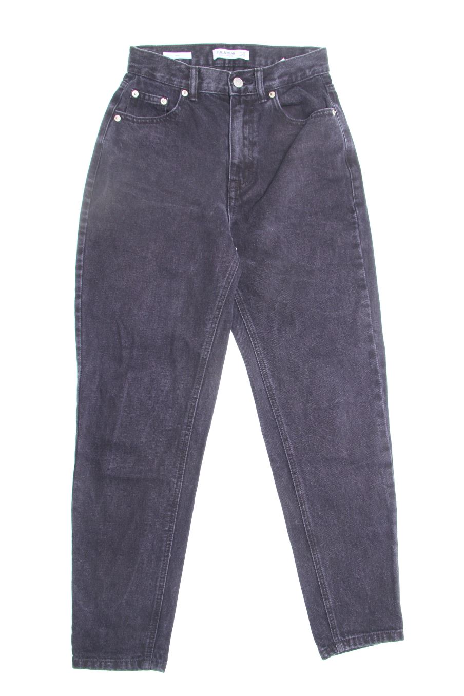 Jeans de Pull & Bear de la talla 34, de color nero