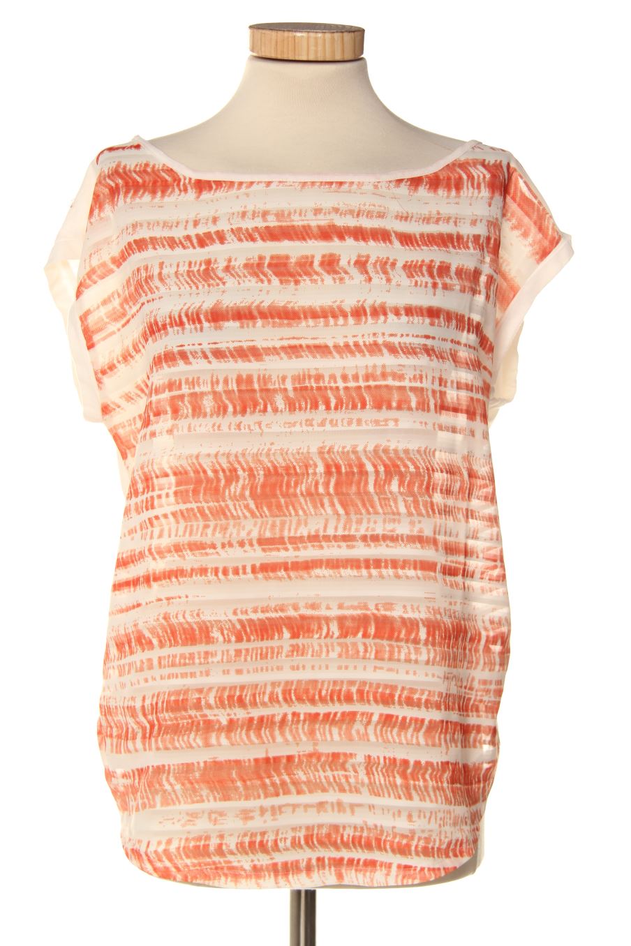 Blouse à manches courtes Adolfo Dominguez de la taille M, de couleur orange