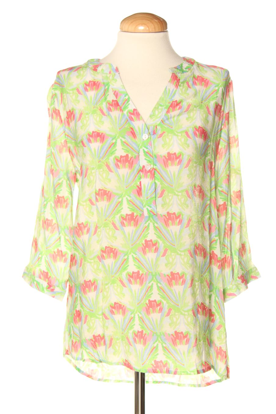 Blouse à manches longues Fiorella de la taille S, de couleur imprimés