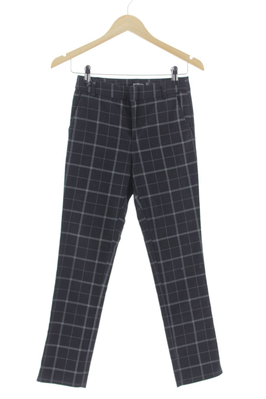 Pantalón de Stradivarius de la talla 32, de color cuadros