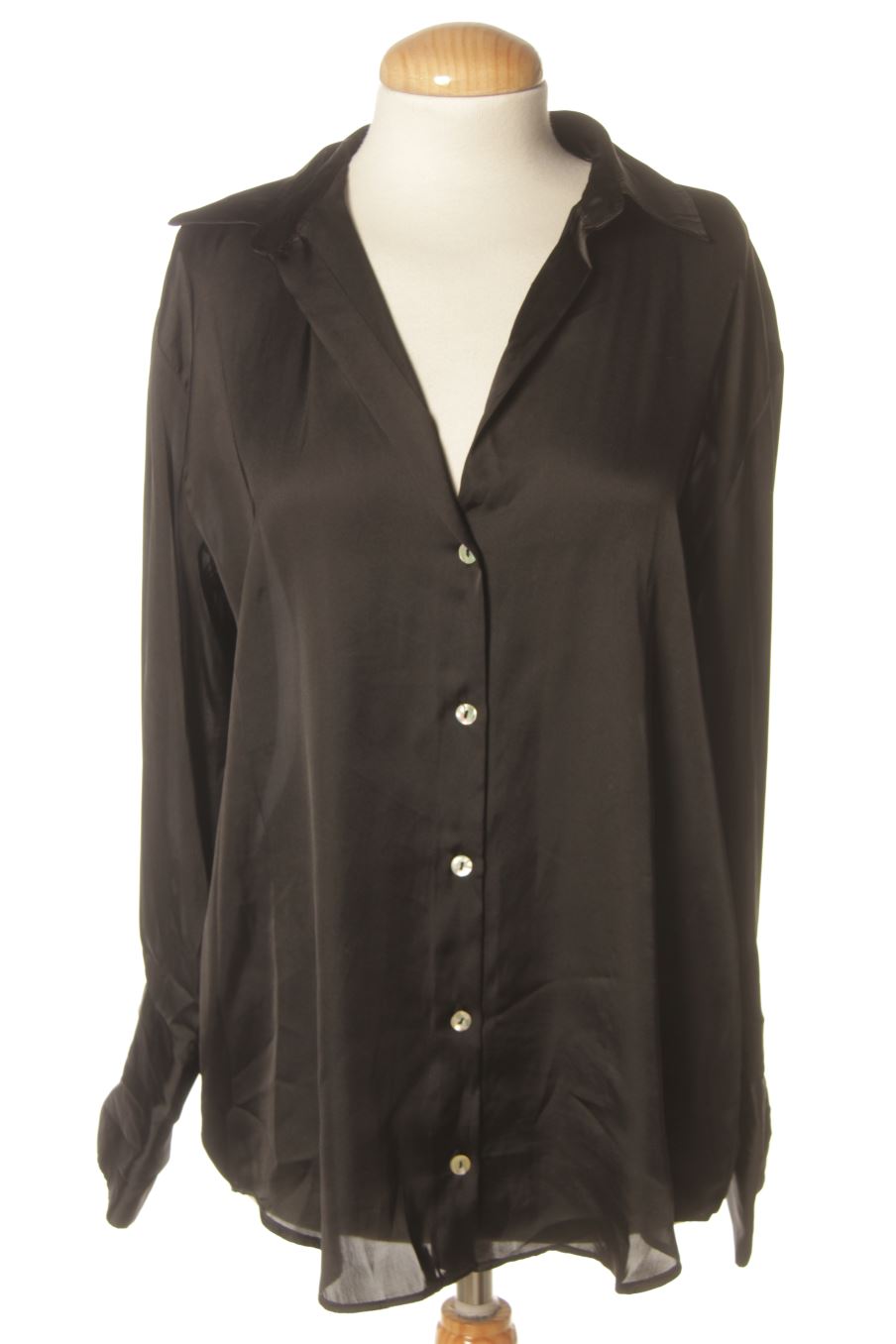 Chemise Zara de la taille S, de couleur noir