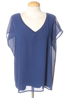 Blouse à manches courtes L Cortefiel, photo 1 sur 2