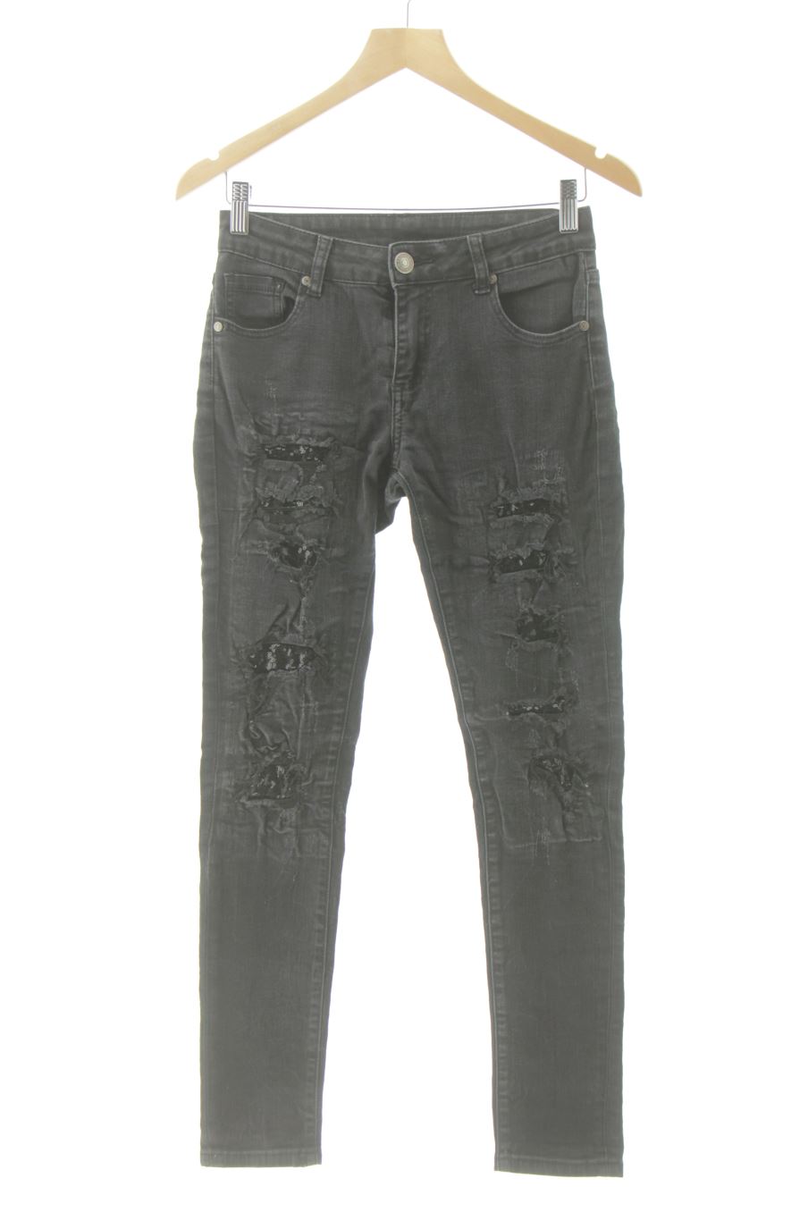 Jeans PERCENTIL de la taille S, de couleur noir de denim