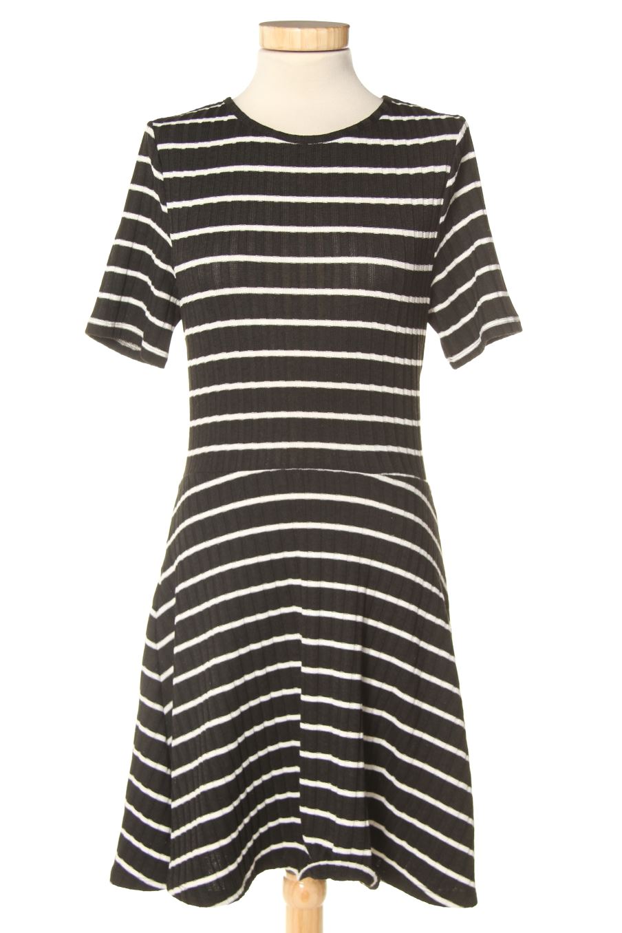 Vestido casual de H&M de la talla 36, de color rayas