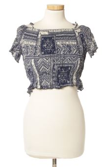 Blouse à manches courtes S Bershka, photo 1 sur 2