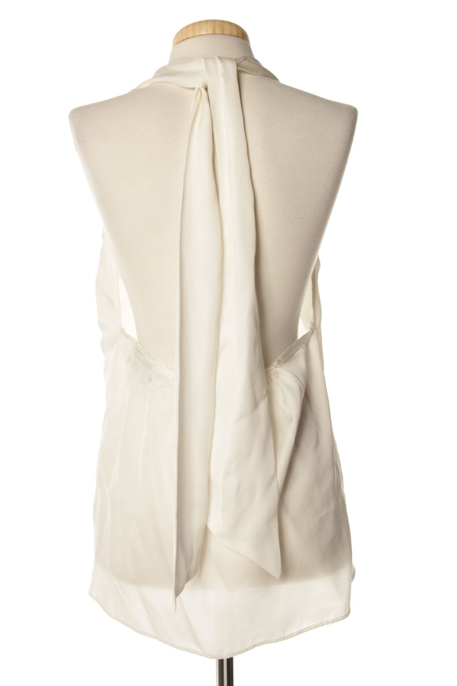Top de Uterqüe de la talla M, de color blanco