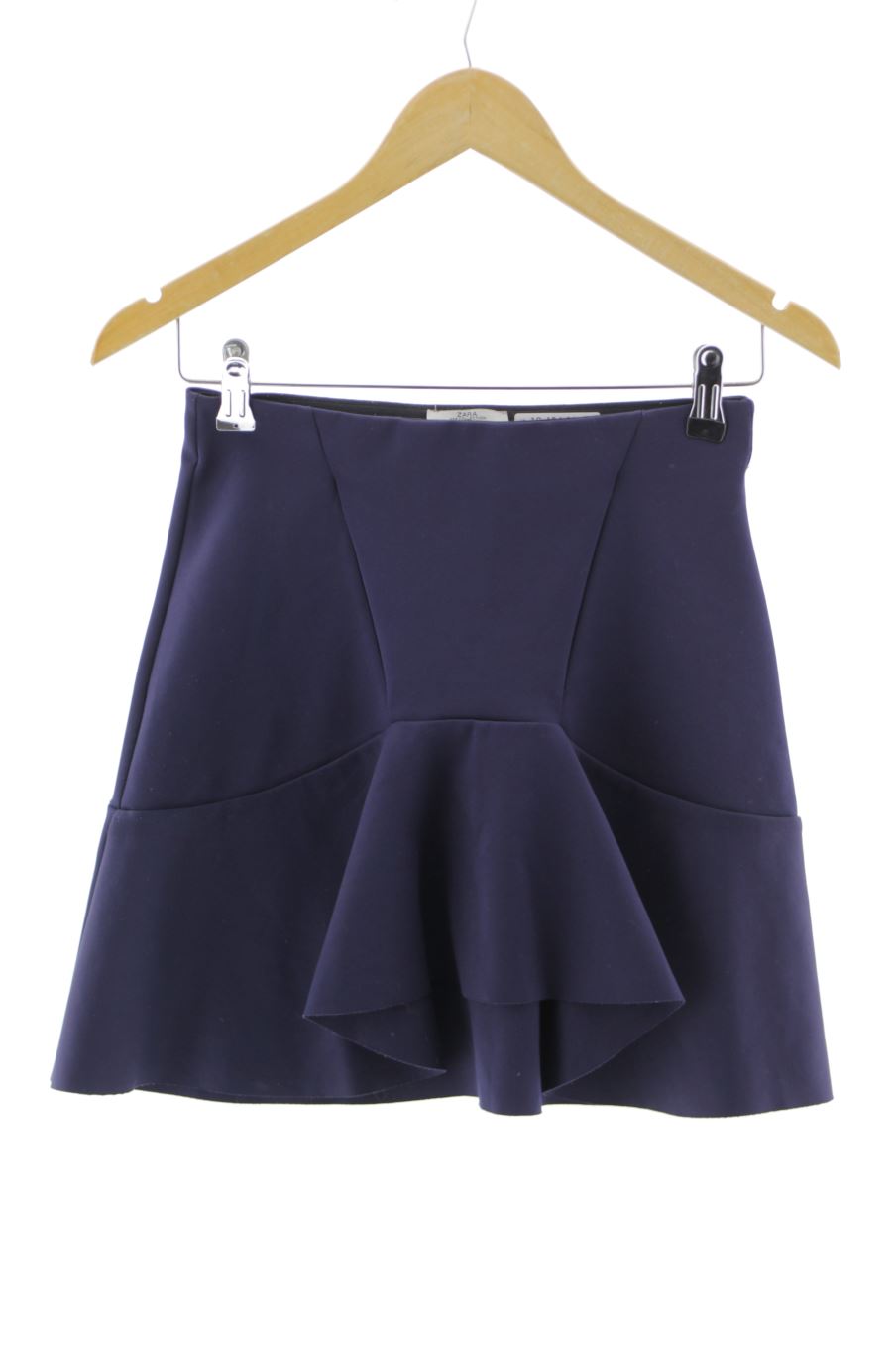 Jupe Zara de la taille S, de couleur bleu marine