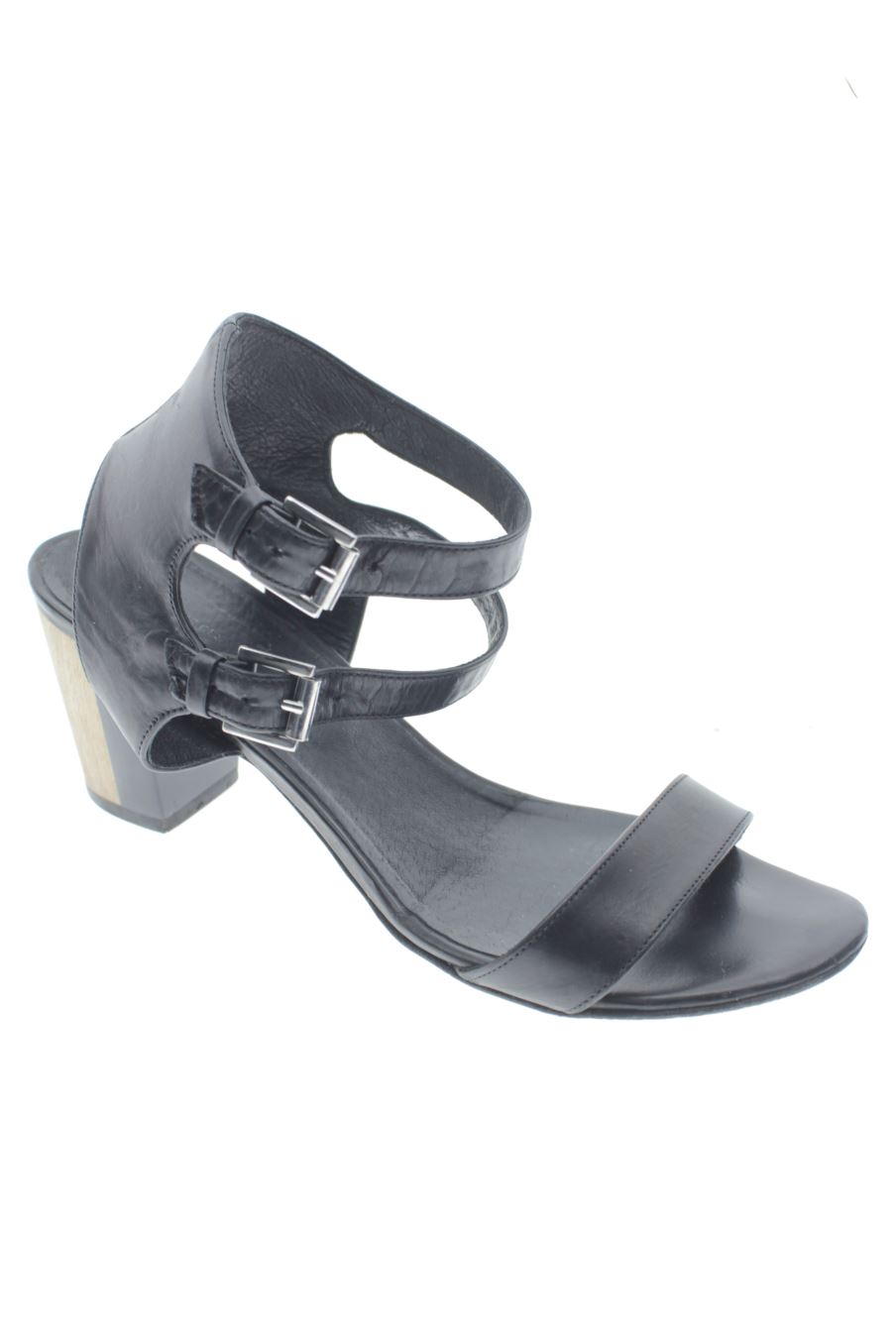 Sandalias tacon de Comptoir des Cotonniers de la talla 38, de color negro de