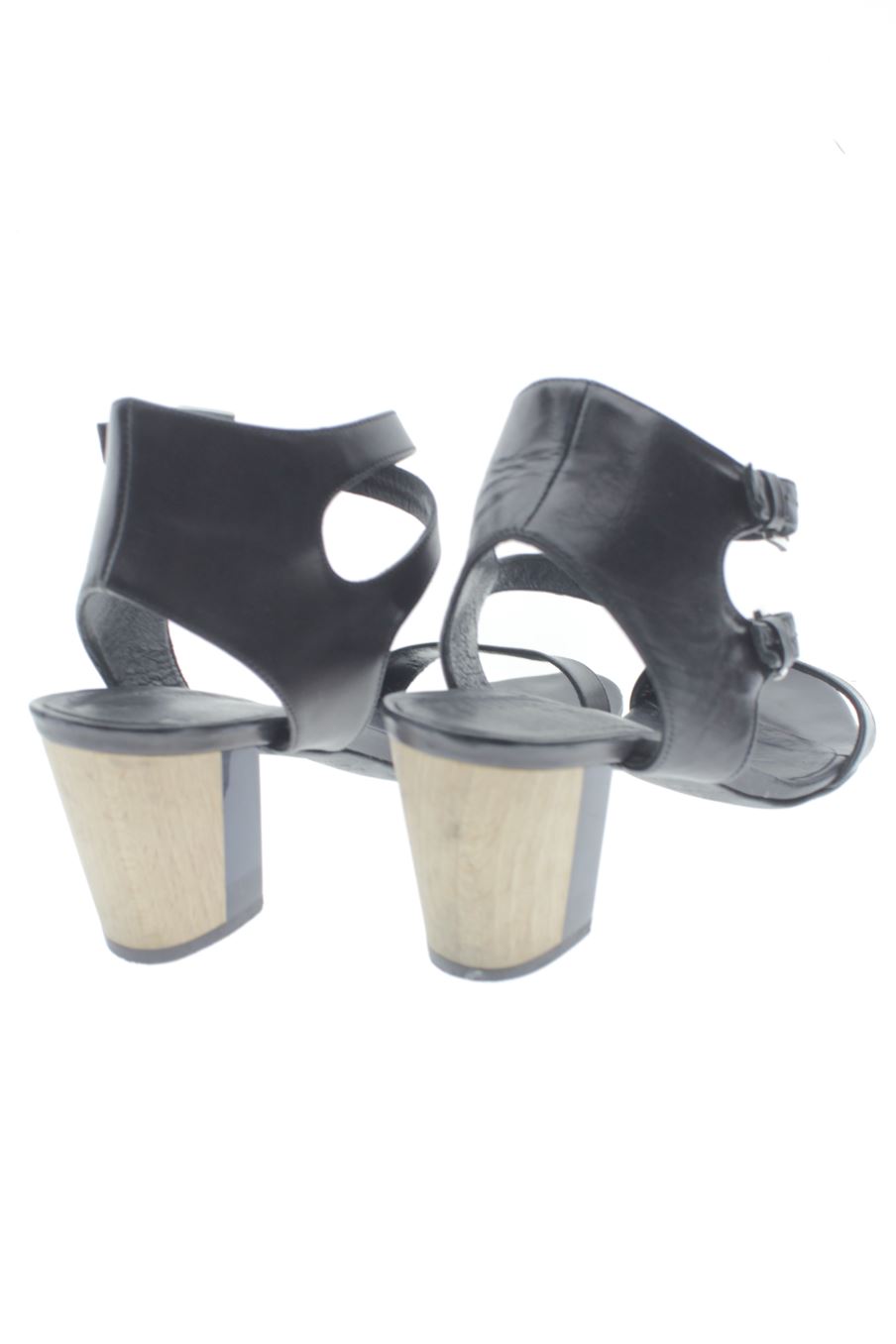 Sandalias tacon de Comptoir des Cotonniers de la talla 38, de color negro de