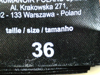 Jeans Bréal Collection de la taille 36, de couleur noir de denim