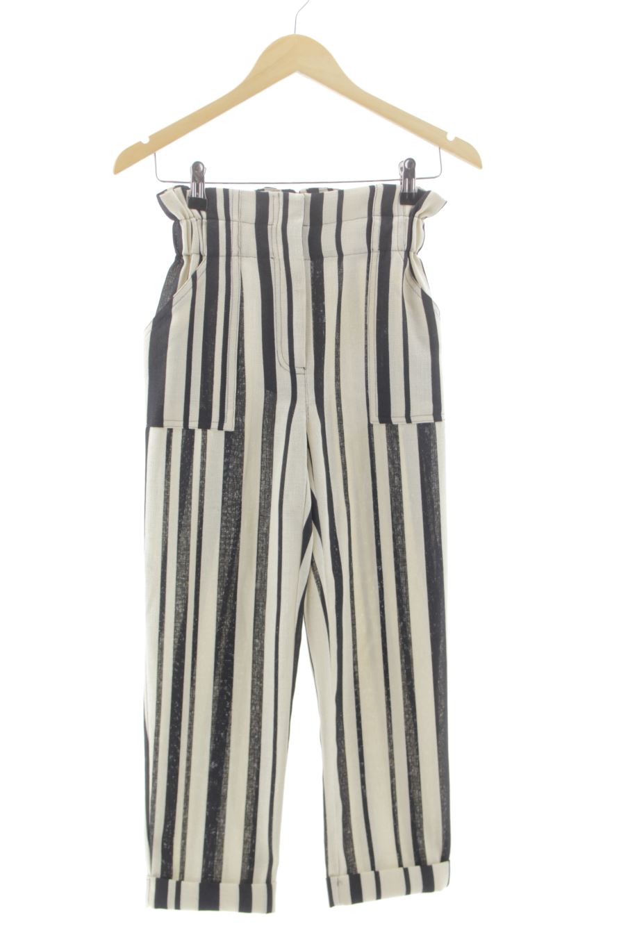 Pantalon River island de la taille 34, de couleur rayures