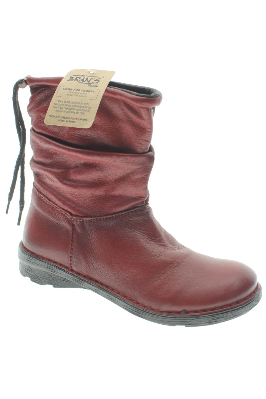Botines de Bran's de la talla 36, de color burdeos de
