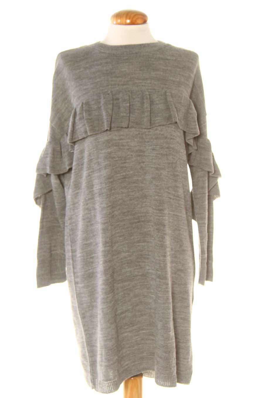 Vestito casual de Stradivarius de la talla S, de color grigio