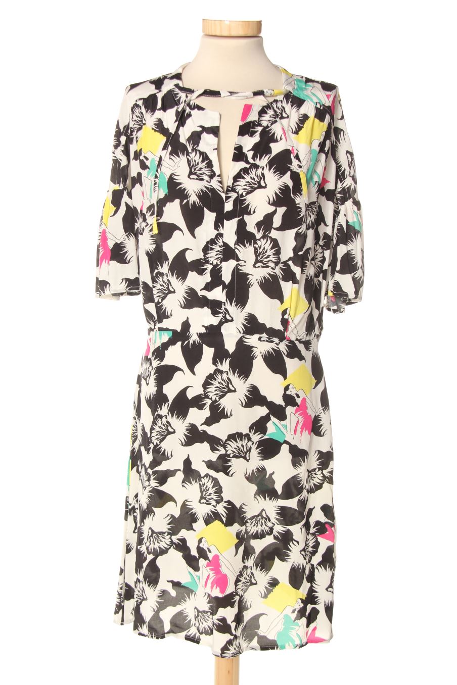 Robe casual BIMBA Y LOLA de la taille S, de couleur fleurs
