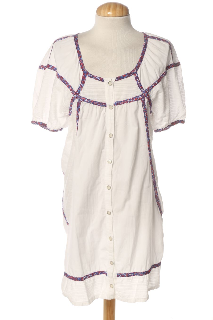 Robe casual Mango de la taille S, de couleur blanc