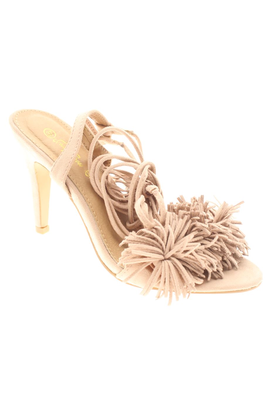 Sandalias tacon de Jessy Ross Collection de la talla 37, de color rosa