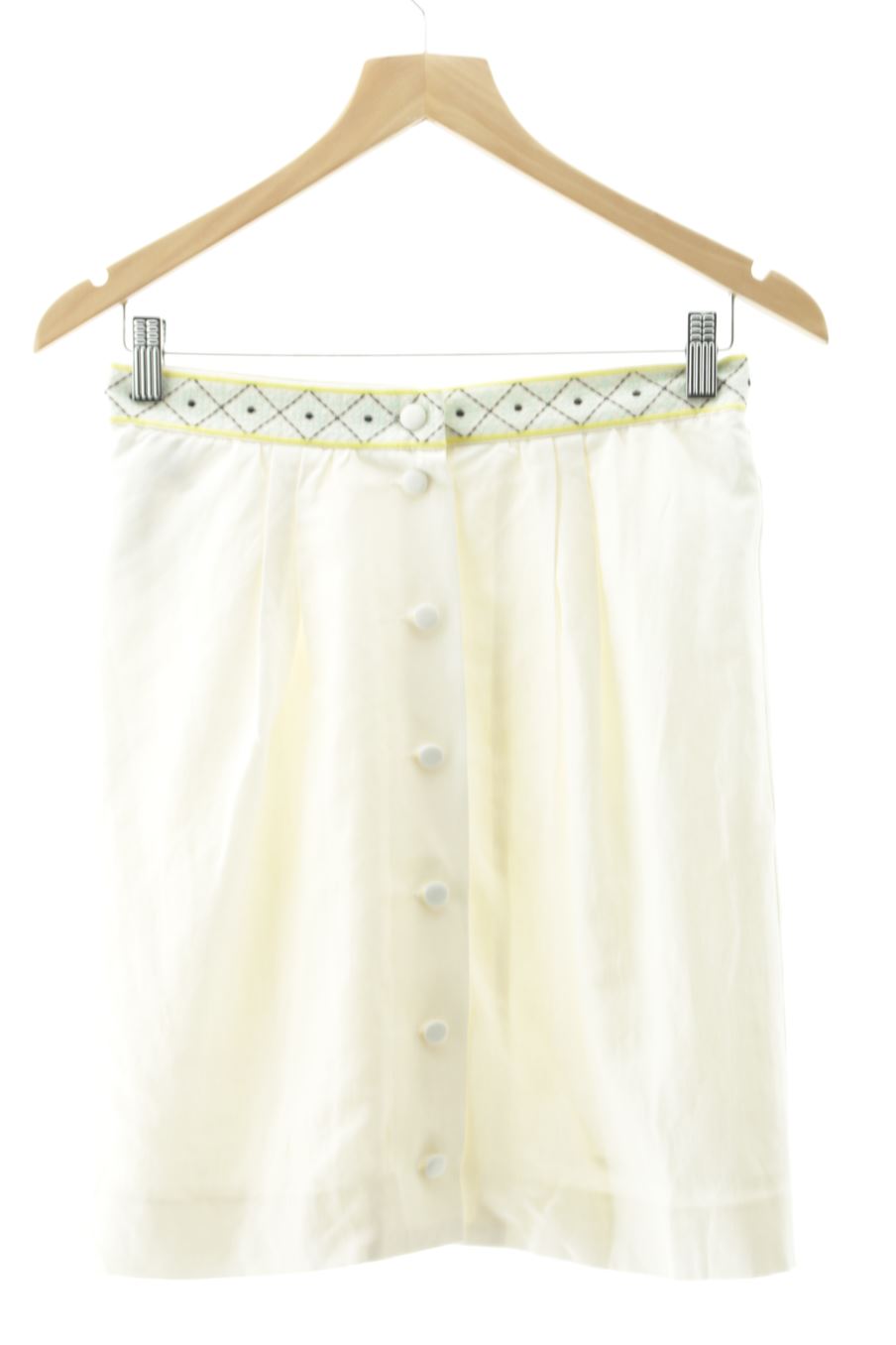 Jupe Comptoir des Cotonniers de la taille S, de couleur blanc de soie