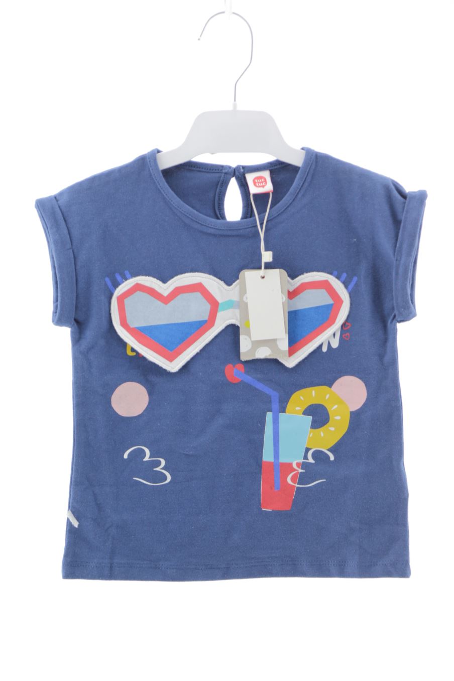 T-shirt Tuc Tuc de la taille 3 ans avec une étiquette