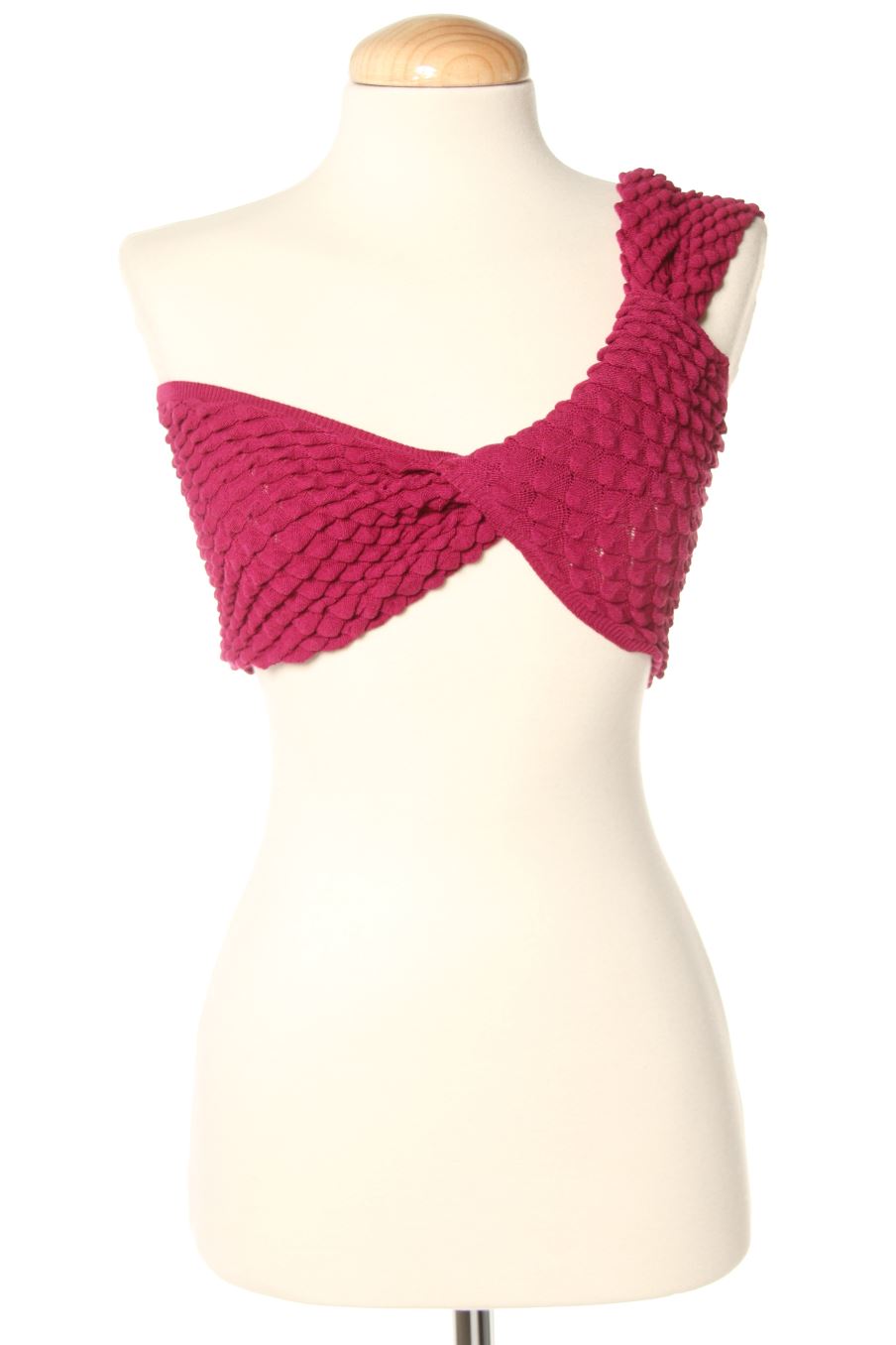 Top de Zara de la talla M, de color morado