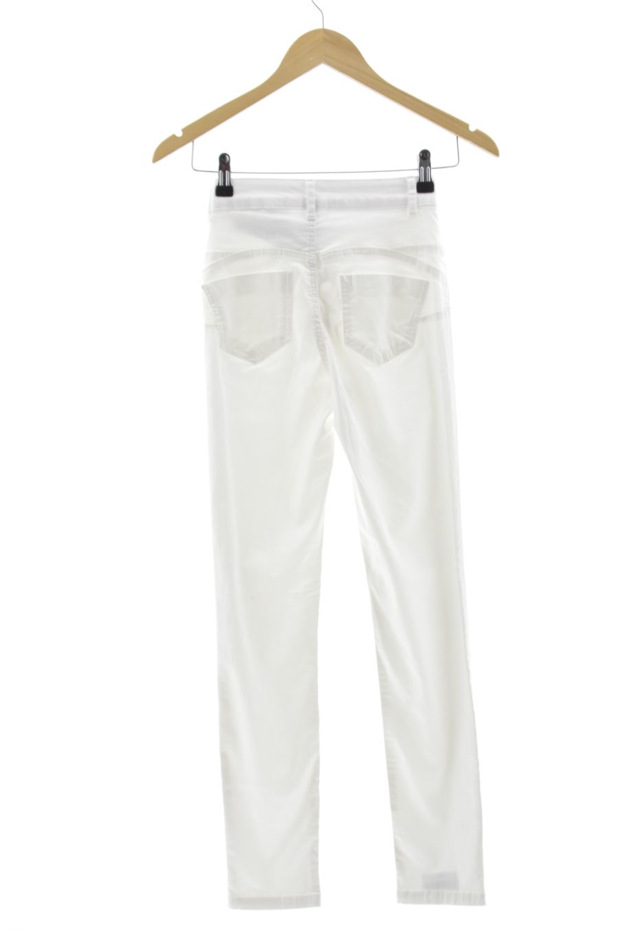 Jeans Calzedonia de la taille XS, de couleur blanc de denim