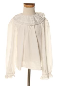 Langärmelige Bluse 128 Coconut