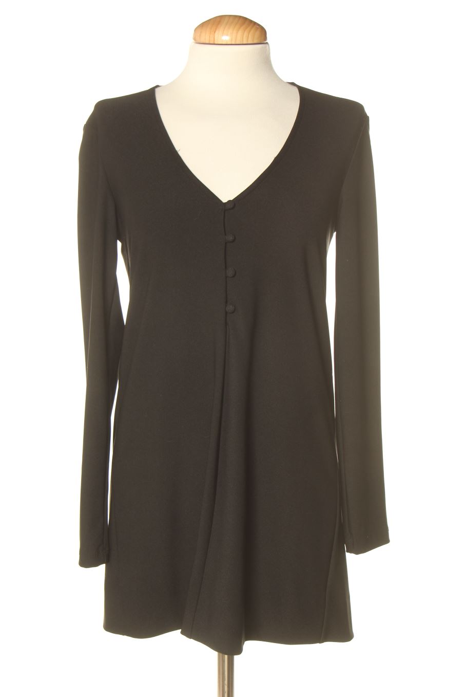 Vestido casual de Mango de la talla S, de color negro