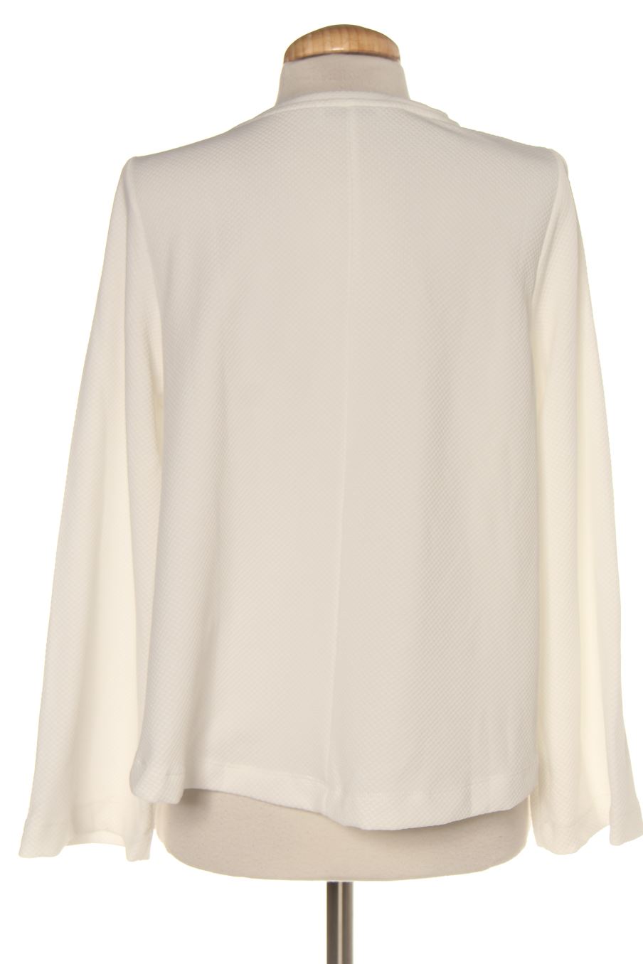 Blouse à manches longues Zara de la taille S, de couleur blanc