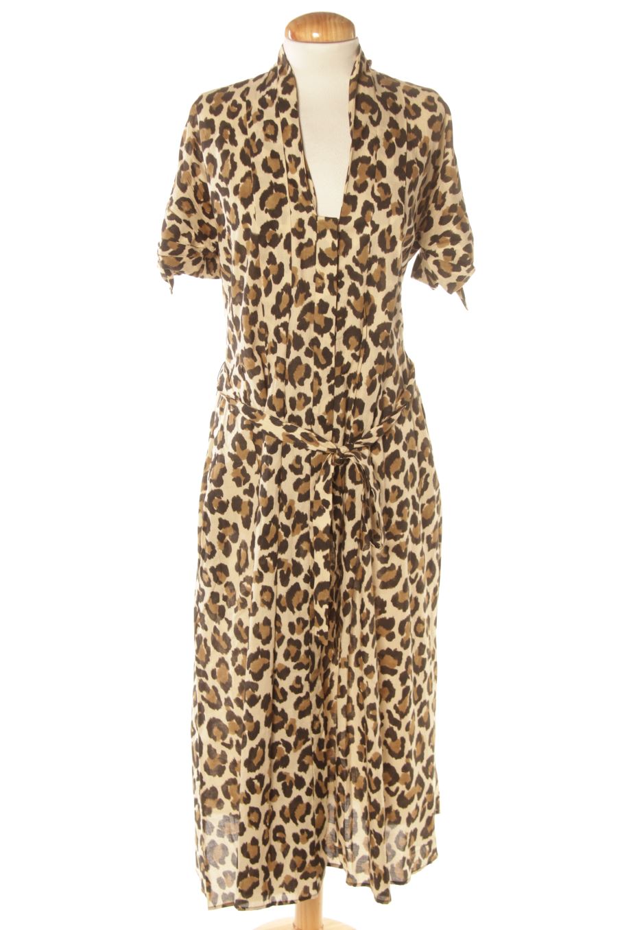 Vestido casual de Zara de la talla M, de color animal print