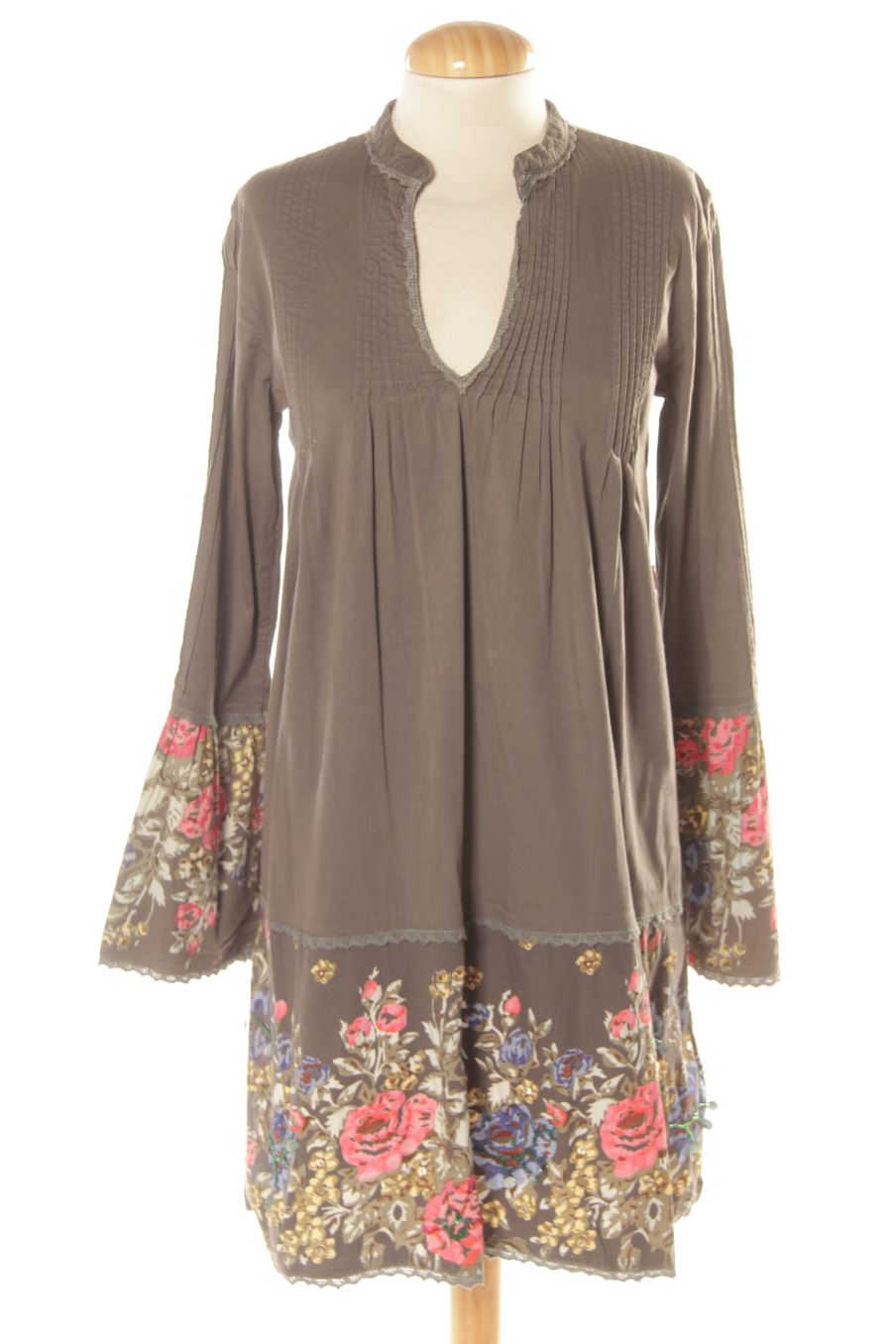 Vestito casual de Flamenco de la talla S, de color grigio