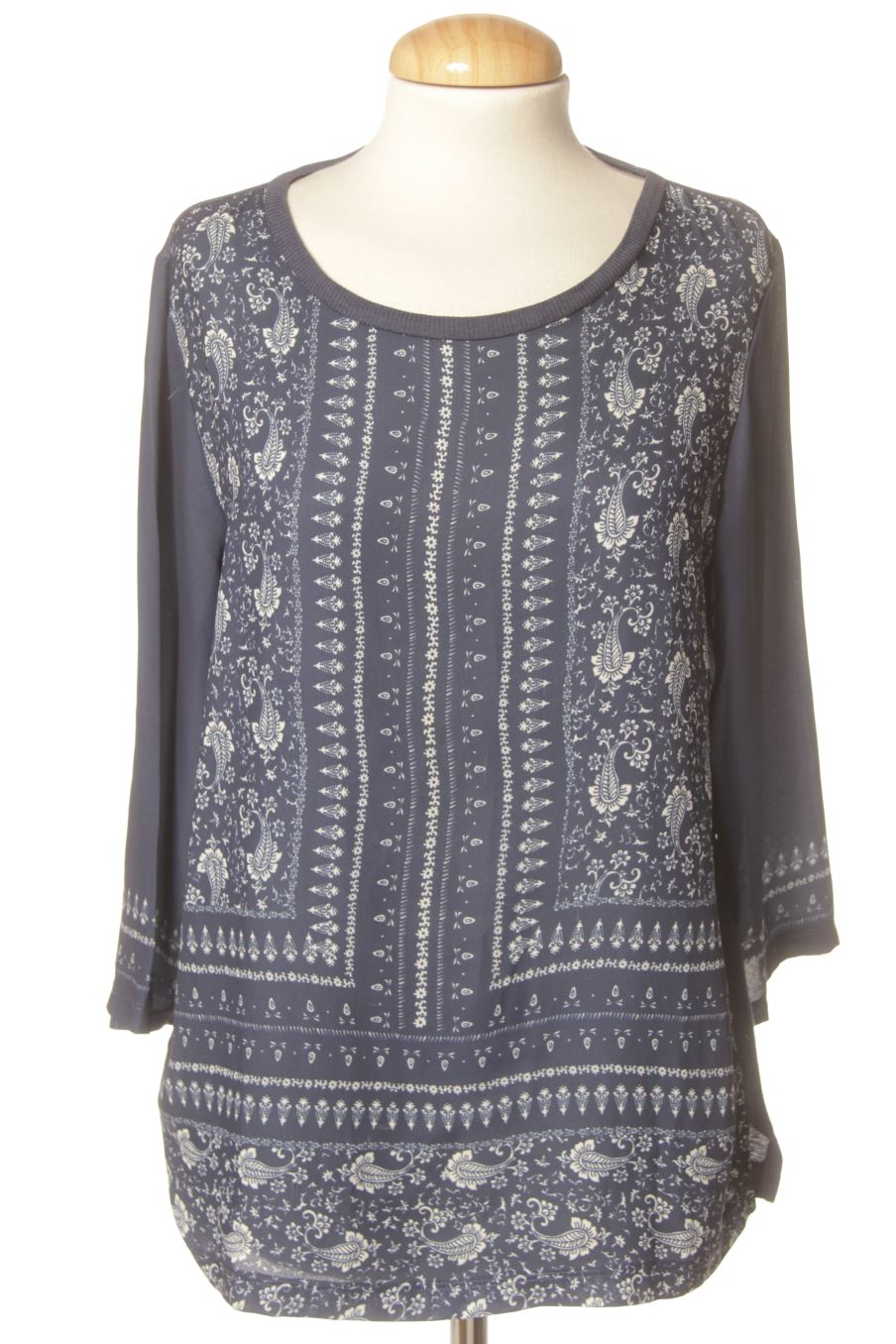 Langärmelige Bluse von Cortefiel Größe M, Farbe Aufdruck, für