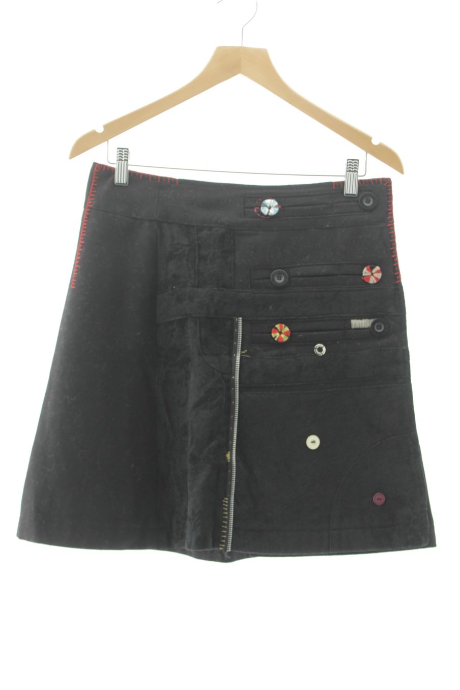 Jupe Desigual de la taille 36, de couleur noir