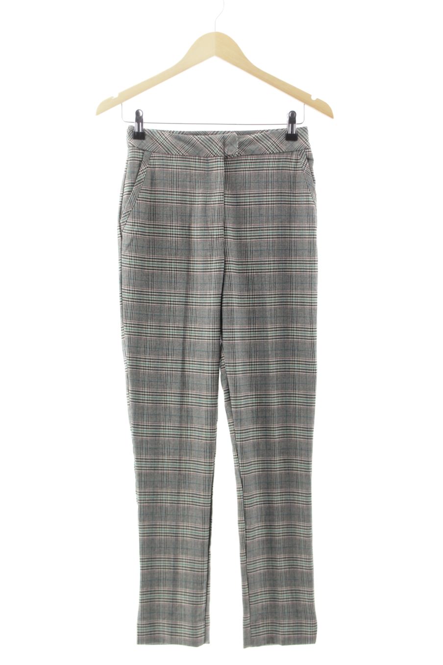 Pantalon Mango de la taille 34, de couleur carreaux