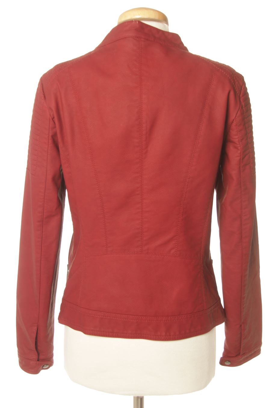 Blouson Only de la taille 36, de couleur bordeaux de synthétique