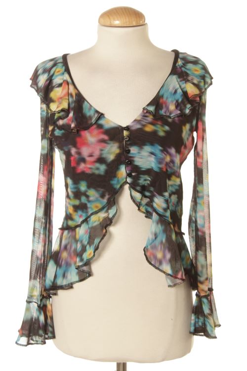 Blusa a maniche lunghe