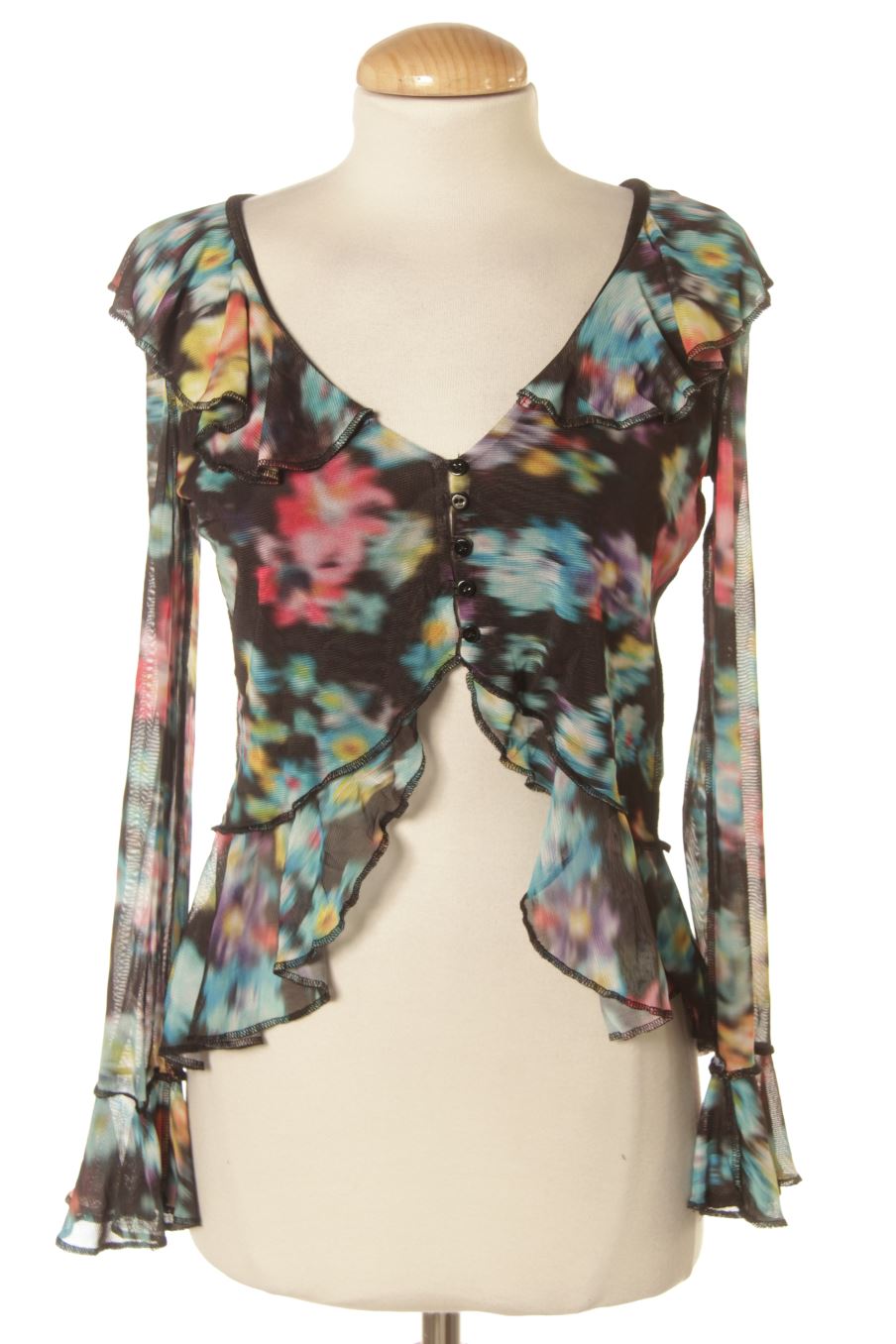 Blusa a maniche lunghe de Desigual de la talla M, de color stampato