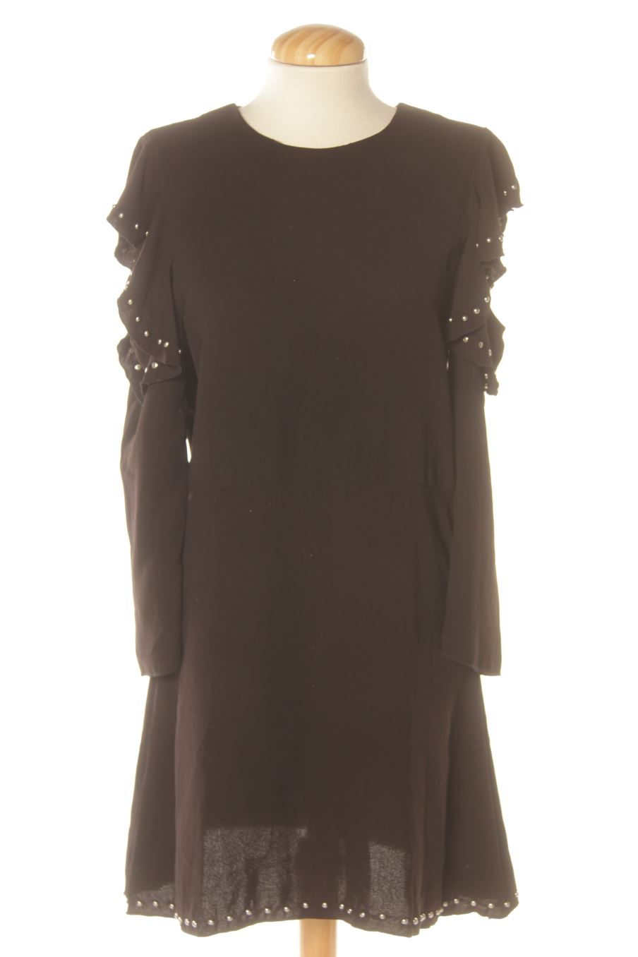 Vestito casual de Mango de la talla M, de color nero
