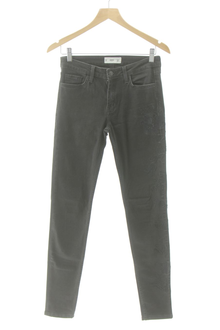 Jeans Mango de la taille 36, de couleur noir de denim