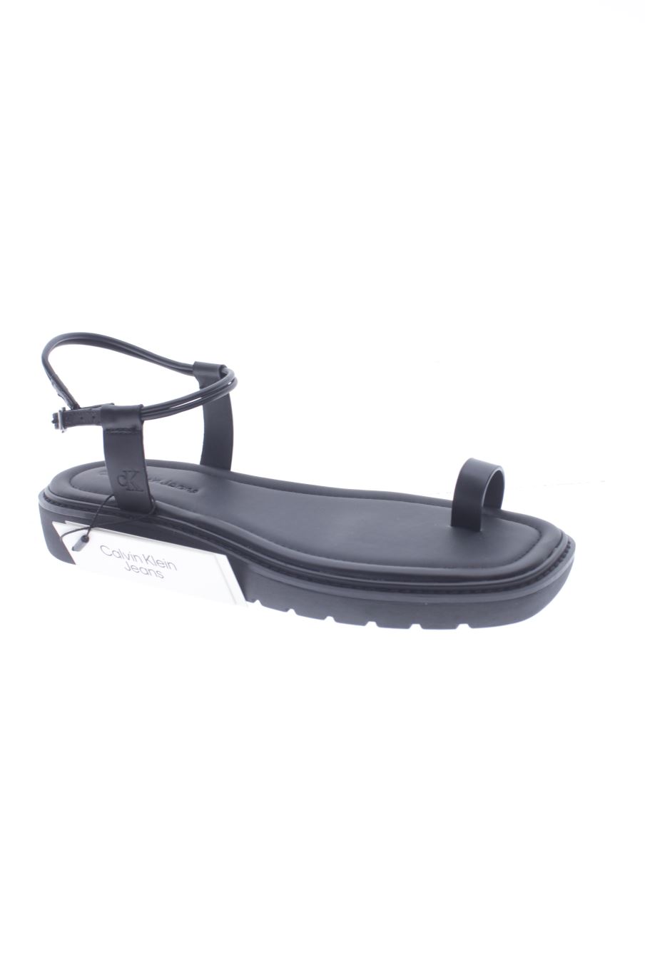 Sandales plates de Calvin Klein de la taille 41, de couleur noir de