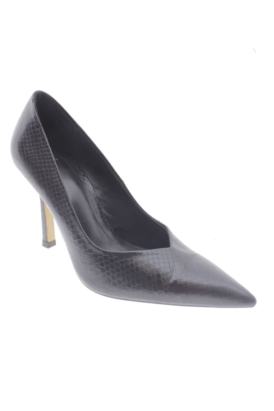 Zapatos de tacon de Zara de la talla 38, de color negro de