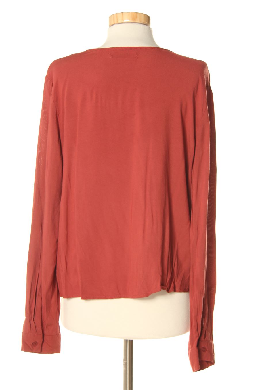 Blouse à manches longues Pull & Bear de la taille M, de couleur rose