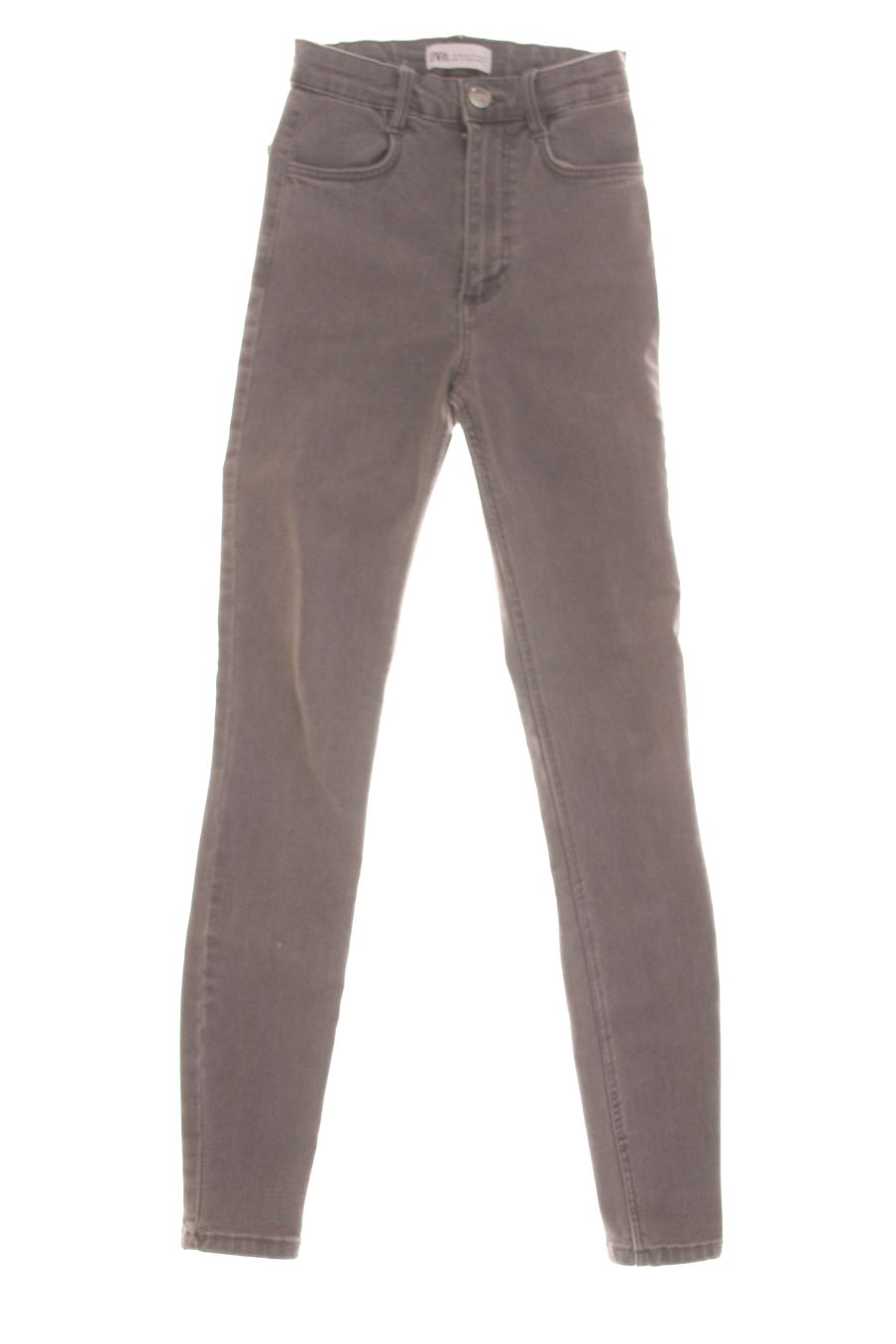 Jeans Zara de la taille 32, de couleur gris de denim