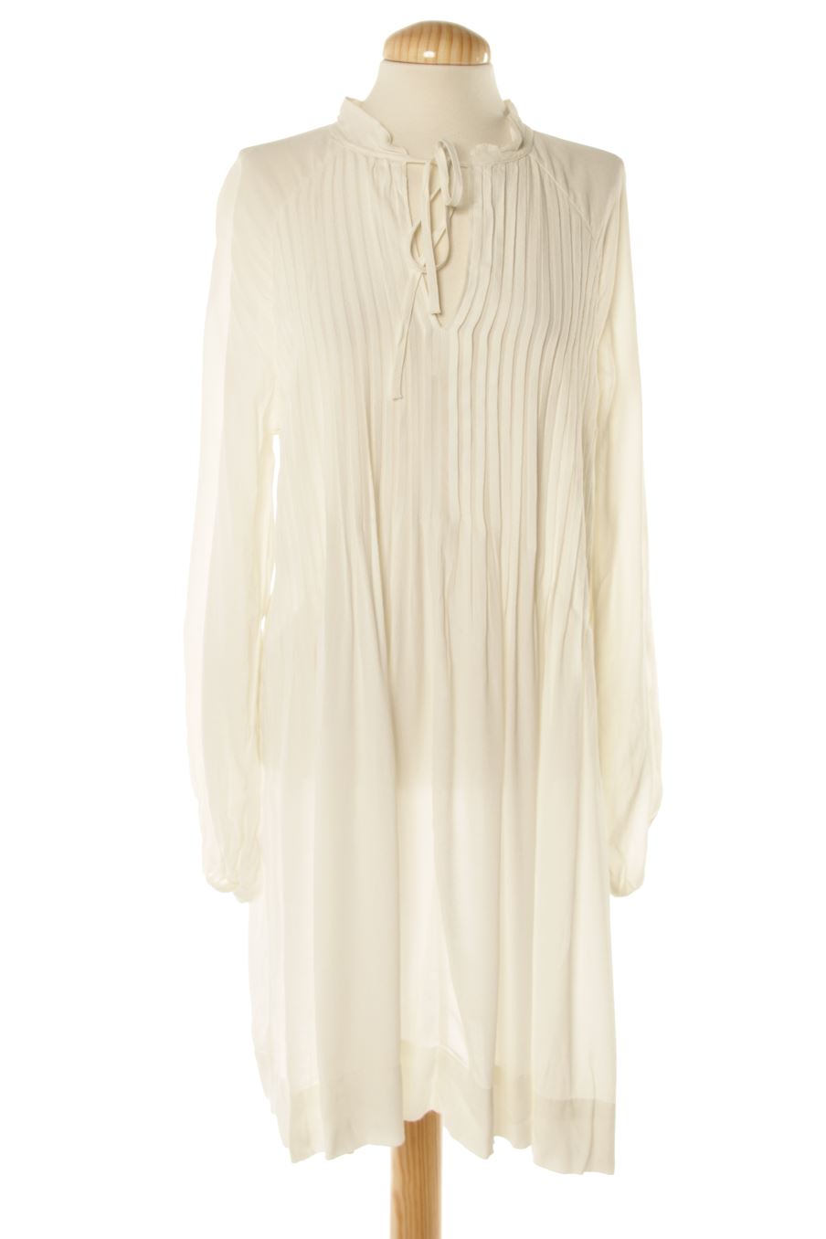Robe casual H&M de la taille 42, de couleur blanc