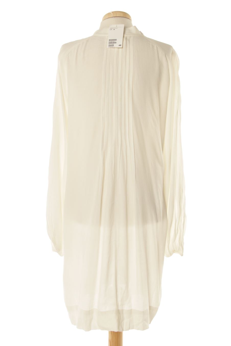 Robe casual H&M de la taille 42, de couleur blanc