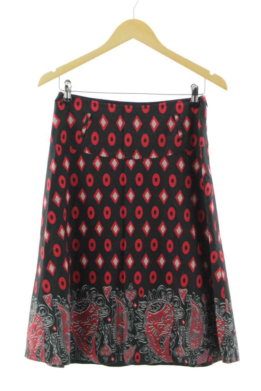 Aufwändiger Rock von Vero moda Größe 34, Farbe Aufdruck, für