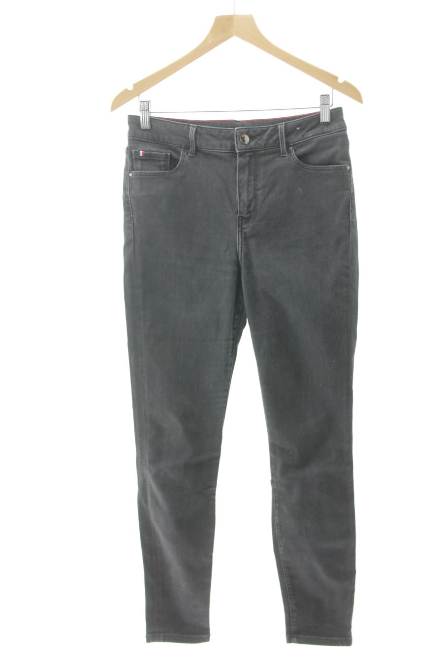 Vaquero de Tommy Hilfiger de la talla 40, de color negro de ropa vaquera
