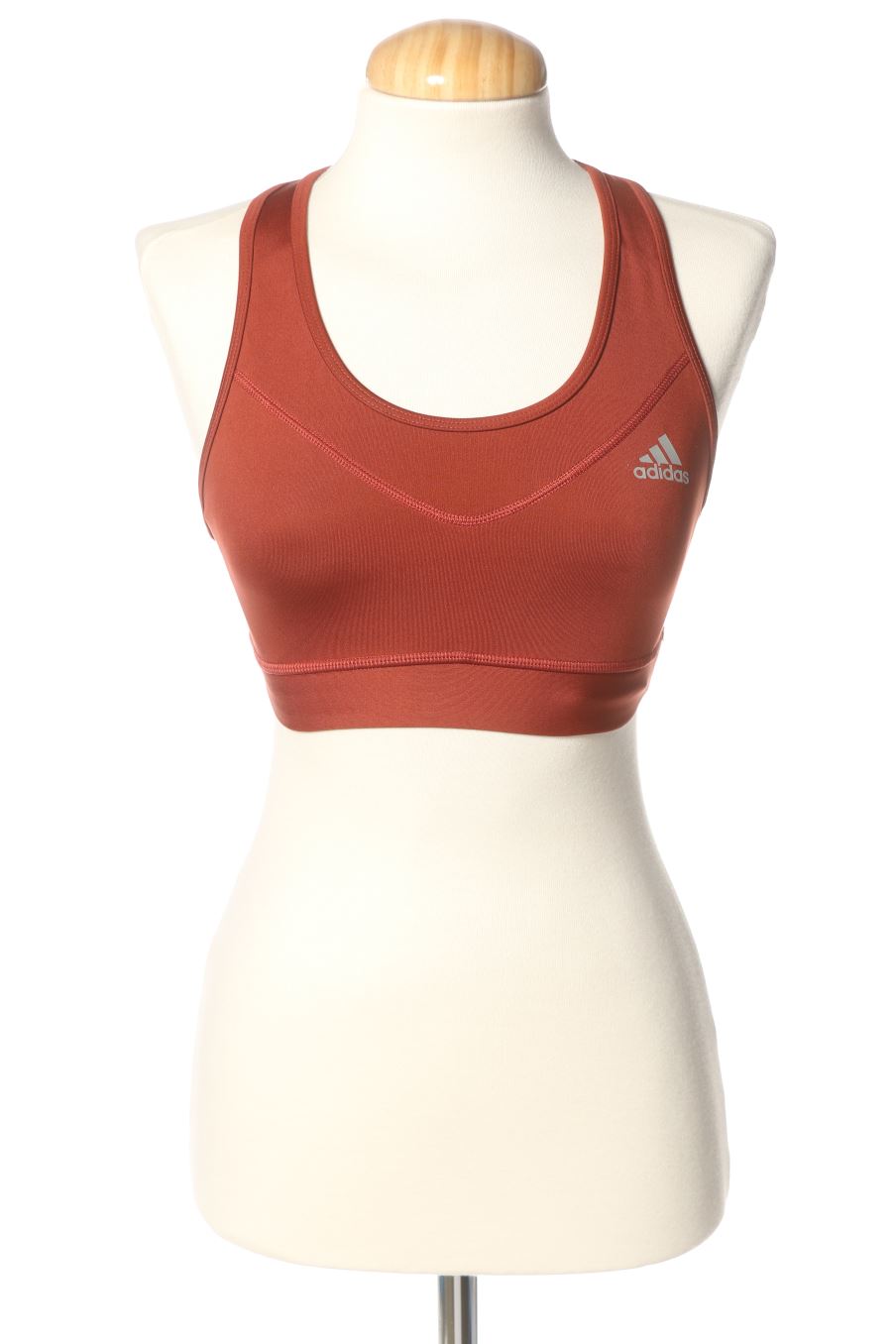 Top deportivo de Adidas de la talla 32, de color naranja